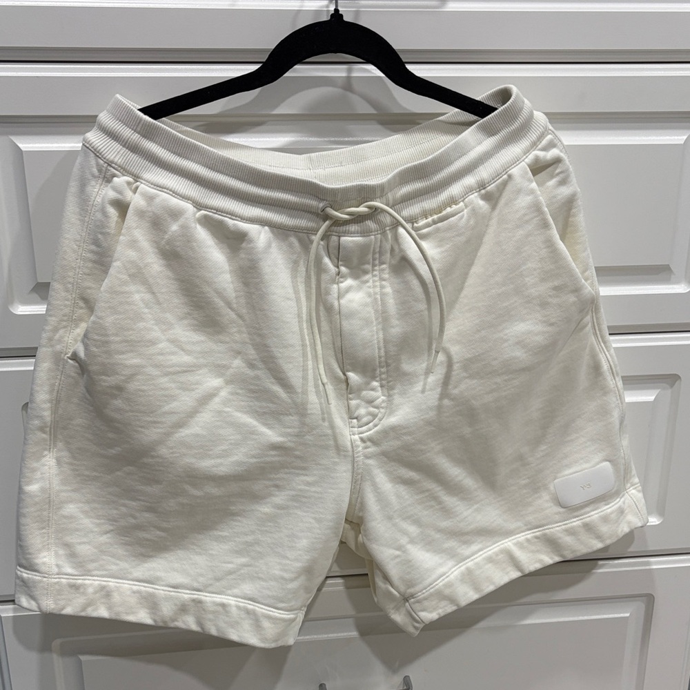 Y3 Men‘s Cream Shorts size 34